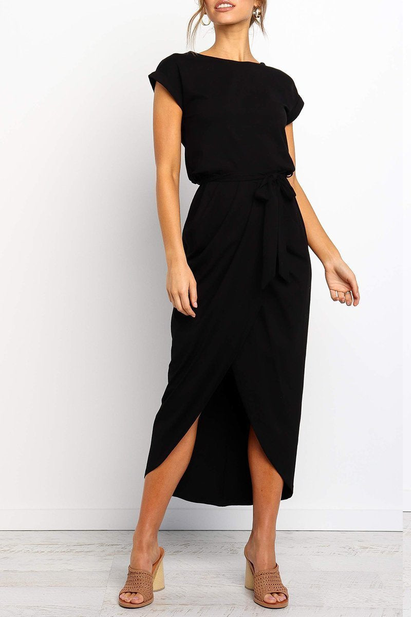 Herbstliches Lässiges Midi-Kleid – Isabella