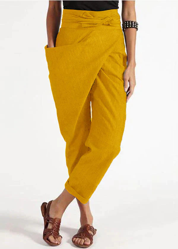 Herbstliche Modische Damen Haremshose mit hoher Taille – Romy