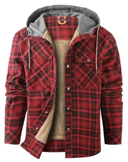 Herren Outdoorjacke kariert mit Isolierung & wasserabweisender Beschichtung – Ragnar