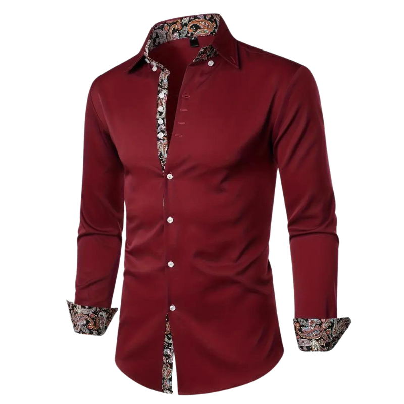 Elegantes Herbst-Partyhemd für Herren – Matteo