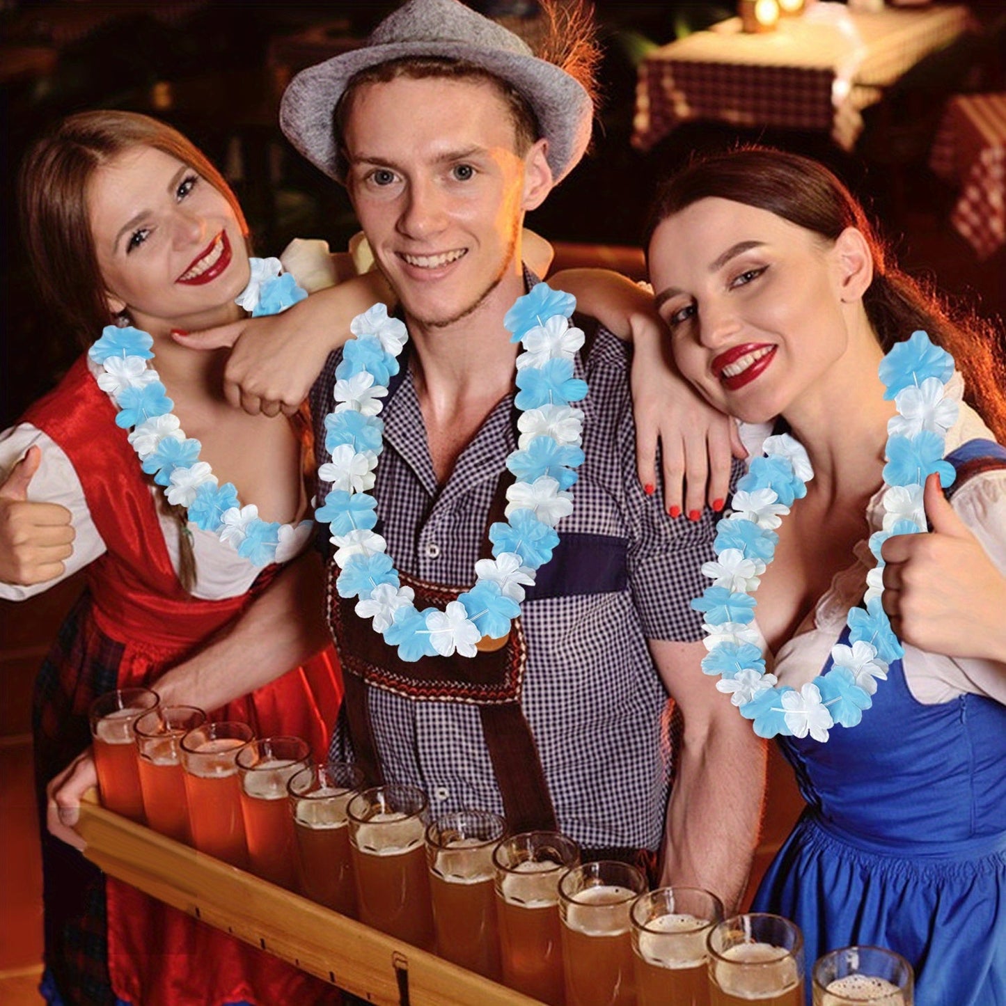 24 Stück Oktoberfest Deko-Ketten – BavariaBlüten Oktoberfest 2026