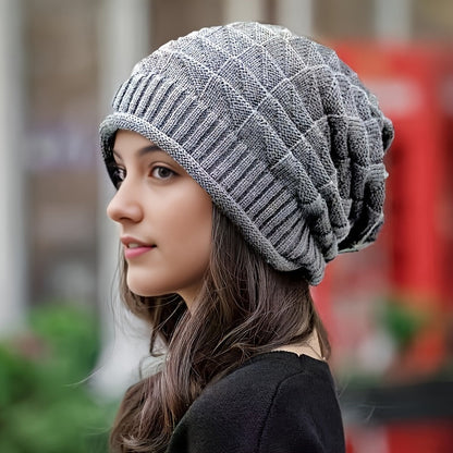 Damen Strickmütze leicht & elastisch für Frühling und Herbst – Alina