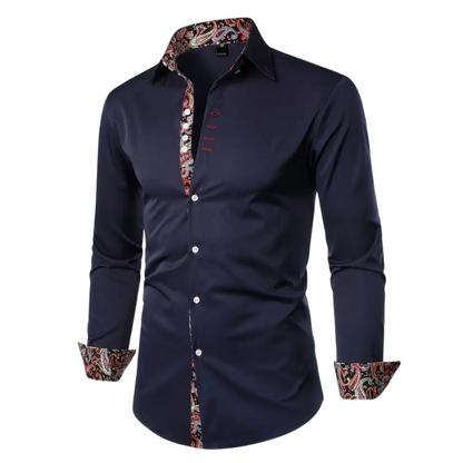 Elegantes Herbst-Partyhemd für Herren – Matteo