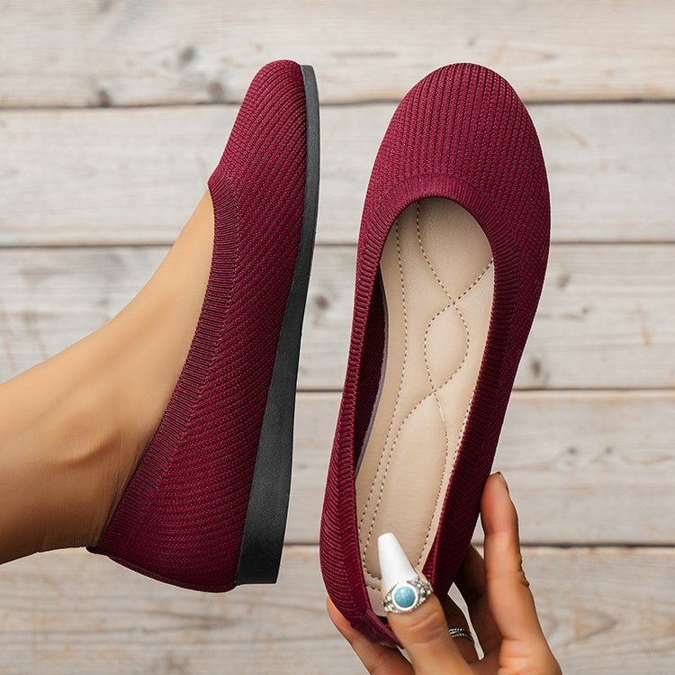 Herbstliche orthopädische Damen-Ballerinas mit Komfortsohle & klassischem Design – Mia