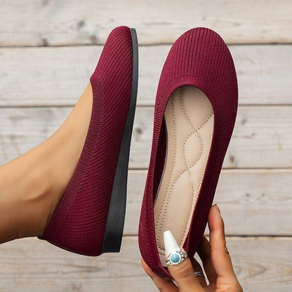 Herbstliche orthopädische Damen-Ballerinas mit Komfortsohle & klassischem Design – Mia