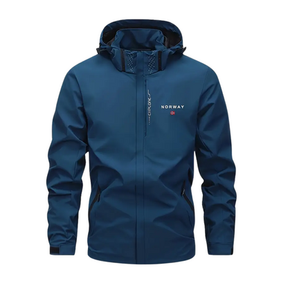 Herren Outdoorjacke leicht & atmungsaktiv mit abnehmbarer Kapuze – Elian