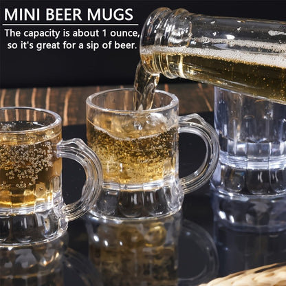 Transparente Mini-Bierkrüge 2er-Set (je 12 Stück) – MiniKrugSet Oktoberfest 2026