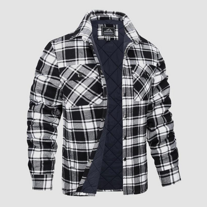 Herren Holzfällerjacke kariert mit warmer Fütterung – Magnus