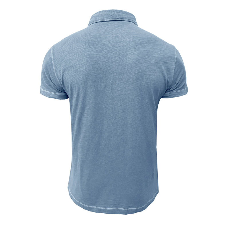 Herren-Poloshirt aus Weicher Baumwolle – Matteo