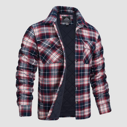 Herren Holzfällerjacke kariert mit warmer Fütterung – Magnus