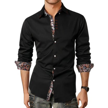 Elegantes Herbst-Partyhemd für Herren – Matteo