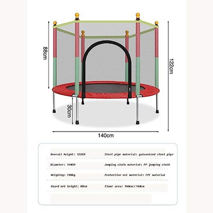 Kindertrampoline mit Sicherheitsnetz – Jumpie KidsTramp