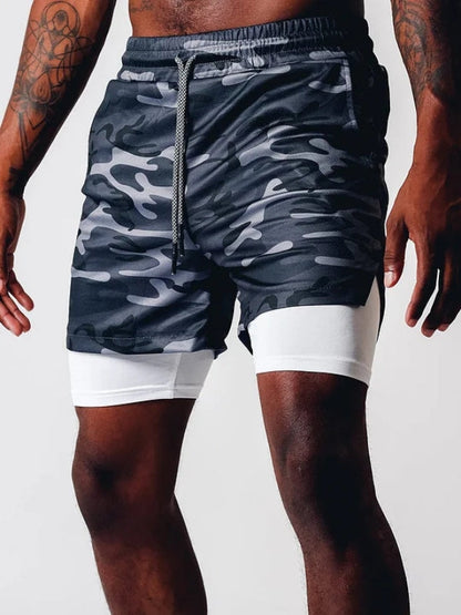 2-in-1 Sommer-Sportshorts für Herren – Felix