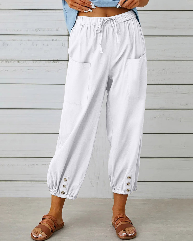 Hoch Taillierte Damenhose – Olivia Herbstedition