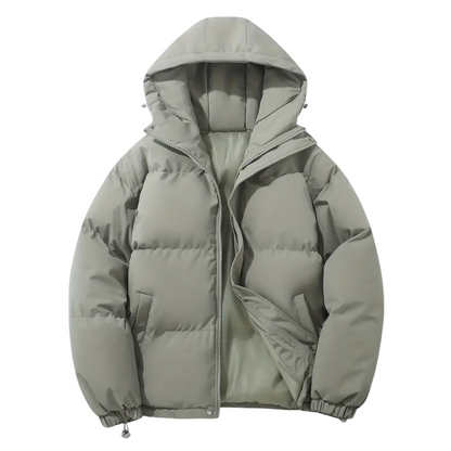 Wattierte Herren Pufferjacke mit Kapuze – Elias