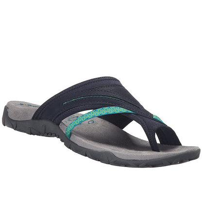 Sommer Damen T-Strap Slipper Sandalen – Alina