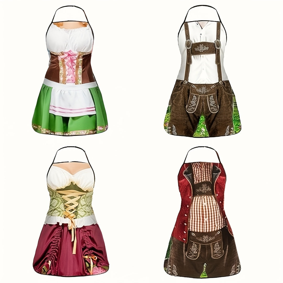 Schürzen Set 4-teilig – WiesnSpaß Oktoberfest 2026