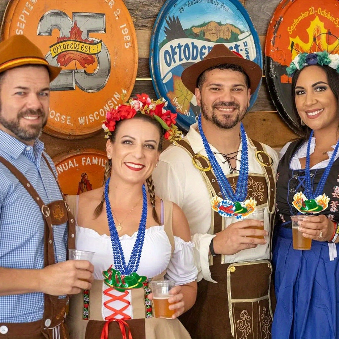 Party Halsketten Set (21 Stück) – WiesnGlanz Oktoberfest 2026