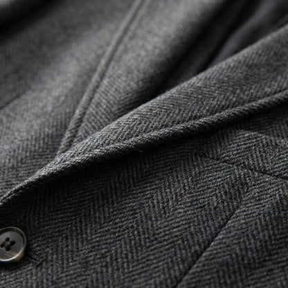 3-Piece Herringbone Patterned Suit - Leonard