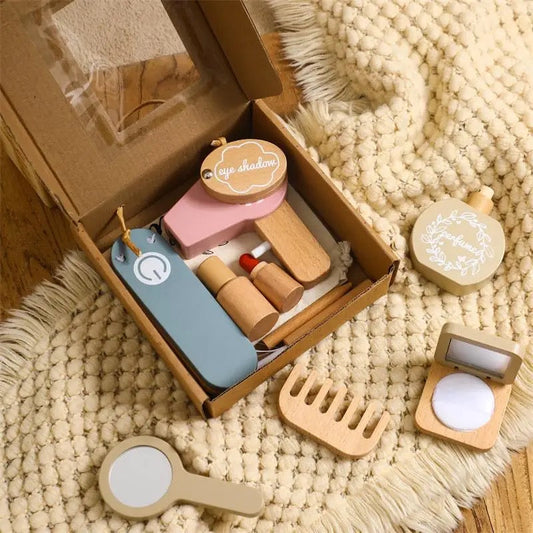 Frisier- und Schminkspiel aus Holz für Kinder – BeautySpa