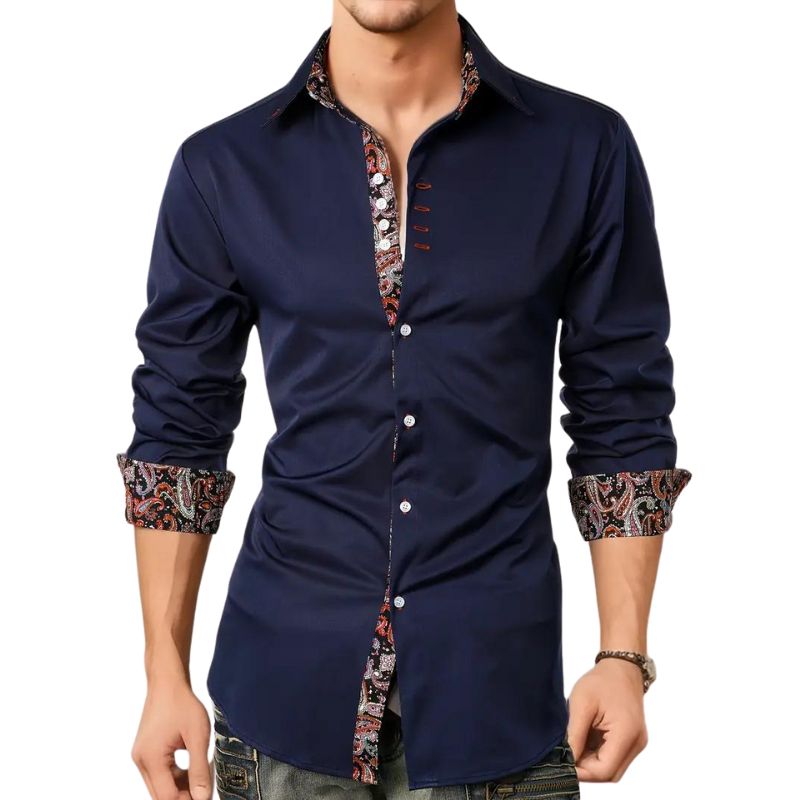 Elegantes Herbst-Partyhemd für Herren – Matteo