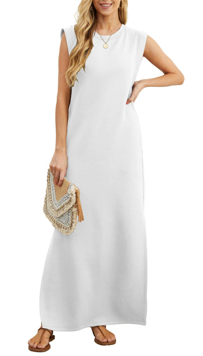 Luftiges Maxikleid mit Taschen Damen – Romy