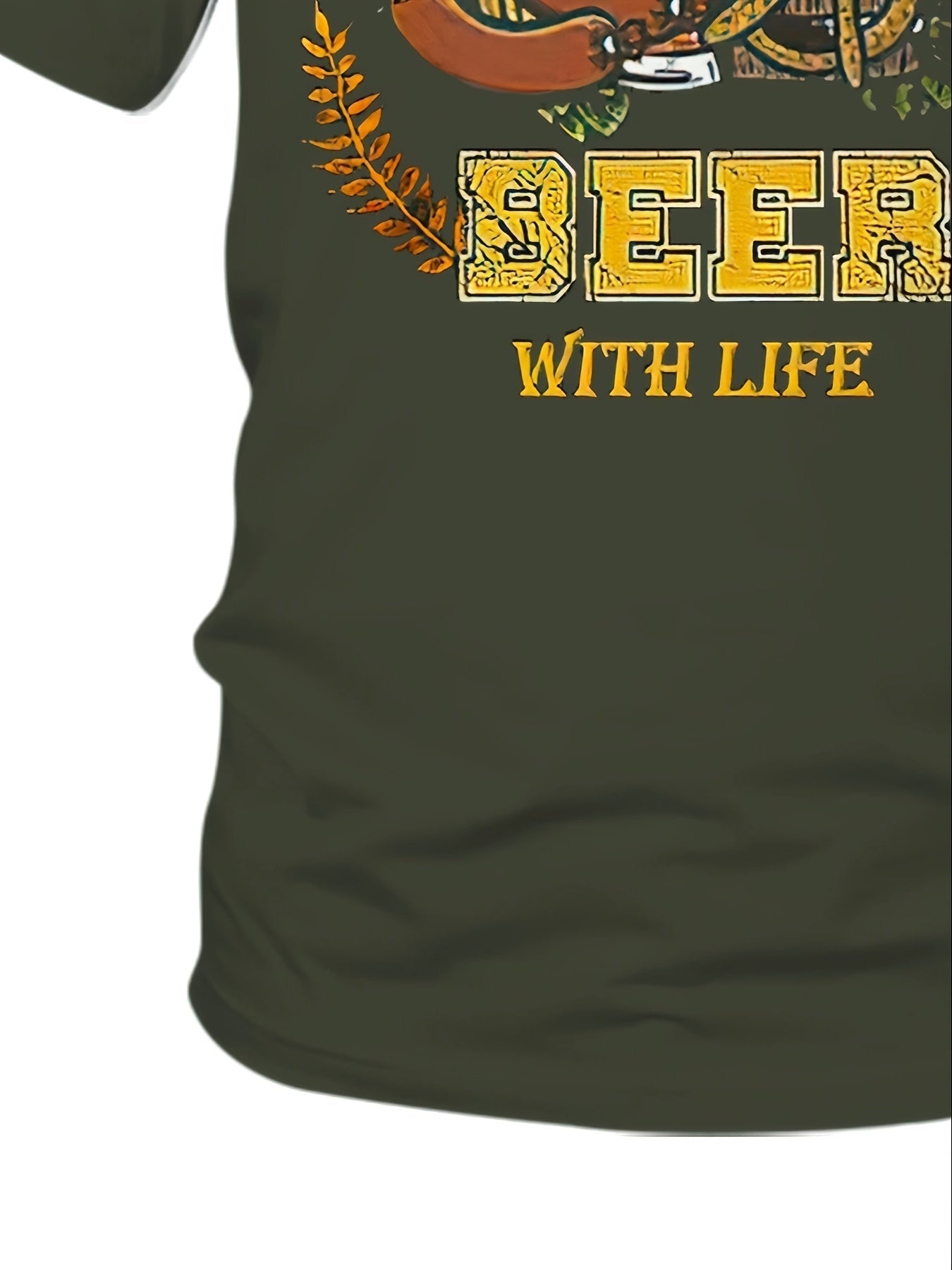 Herren Kurzarm T-Shirt mit Bier-Print – Markus Oktoberfest 2026