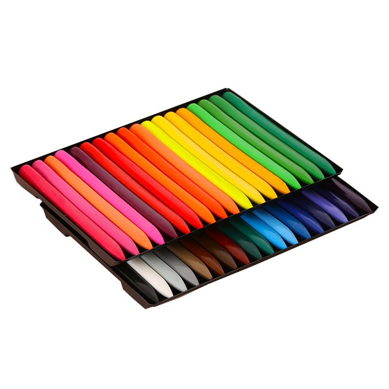 36 bunte Knetstangen in Schachtel, Modelliermasse, Kinderknete, kreative Bastelmaterialien.