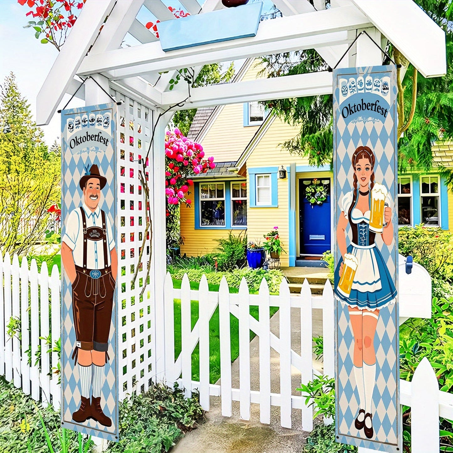 Oktoberfest Banner Set Polyester – WiesnWillkommen Oktoberfest 2026