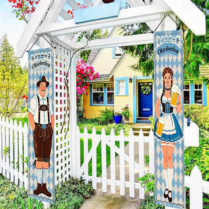 Oktoberfest Banner Set Polyester – WiesnWillkommen Oktoberfest 2026