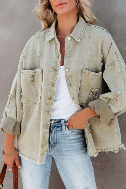 Denimjacke mit herbstlichem Charme – Leona