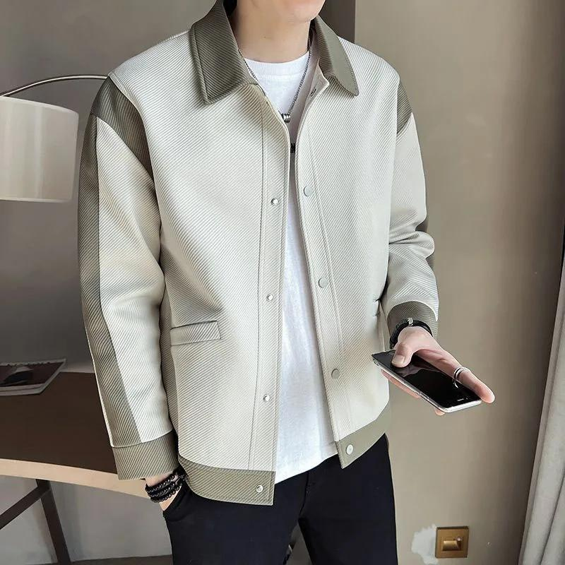 Herbstliche Patchwork Jacke für Herren – Alessandro