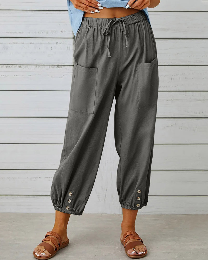 Hoch Taillierte Damenhose – Olivia Herbstedition