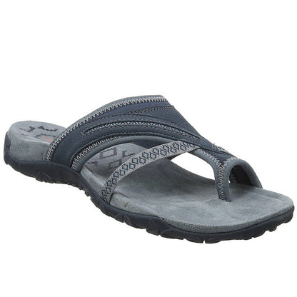 Sommer Damen T-Strap Slipper Sandalen – Alina