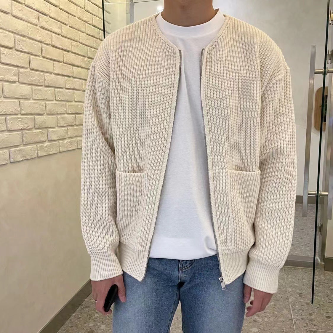 Herren Cardigan mit moderner Passform – Conner