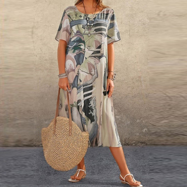 Luftiges Sommerkleid mit lockerer Passform – Ysée