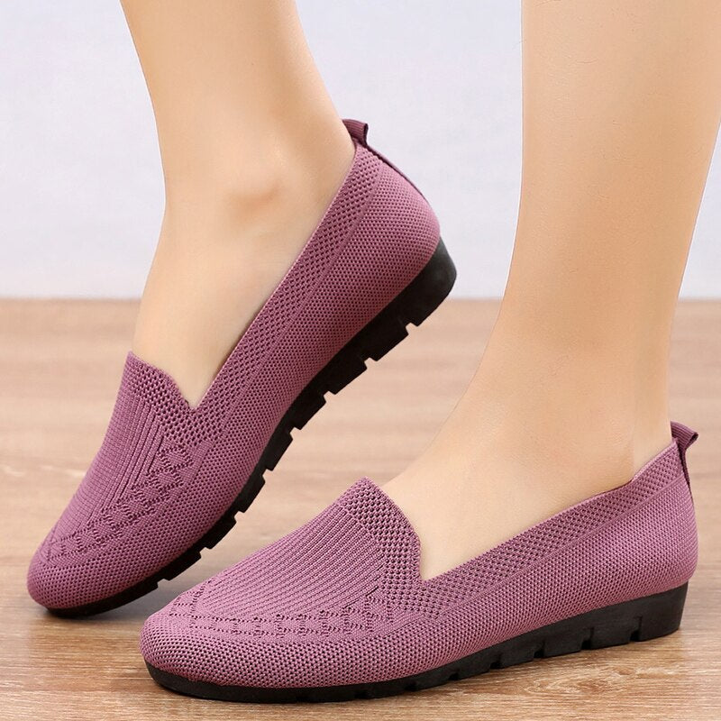 Bequeme & Atmungsaktive Damen Slip-On Herbstschuhe mit Fußgewölbestütze – Leona