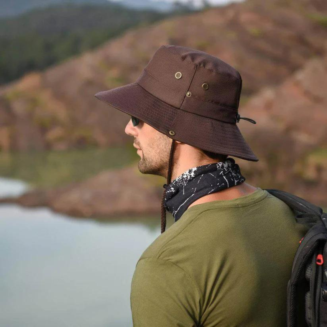 Wasserabweisender Outdoor-Bucket Hat mit UV-Schutz – ShieldFlex Pro