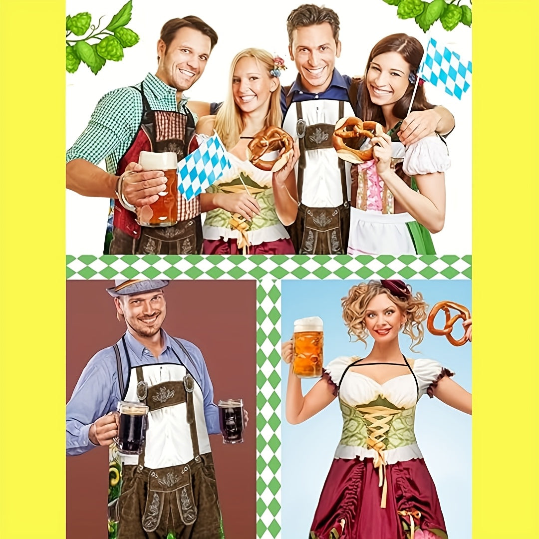 Schürzen Set 4-teilig – WiesnSpaß Oktoberfest 2026