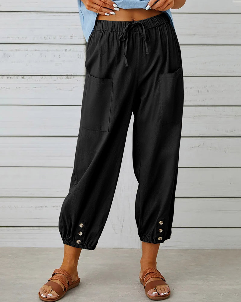 Hoch Taillierte Damenhose – Olivia Herbstedition