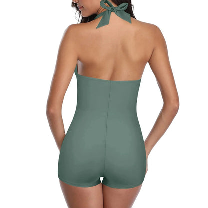 Rückenfreier Damen Badeanzug mit Eleganter Passform – Celeste