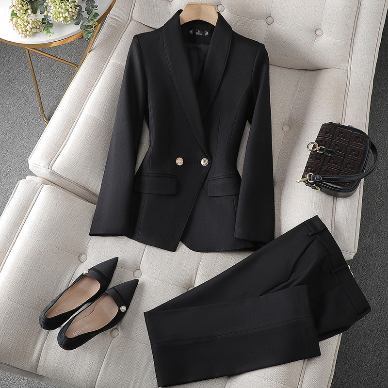 Damen Blazer & Hosen Set – Celestine Herbstzauber Edition