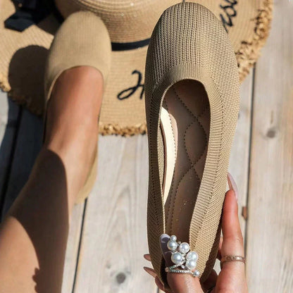 Herbstliche orthopädische Damen-Ballerinas mit Komfortsohle & klassischem Design – Mia
