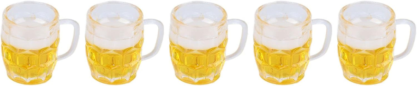 Mini Bierkrüge (12er-Set, Harz) – DekoProst Oktoberfest 2026