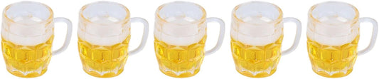 Mini Bierkrüge (12er-Set, Harz) – DekoProst Oktoberfest 2026