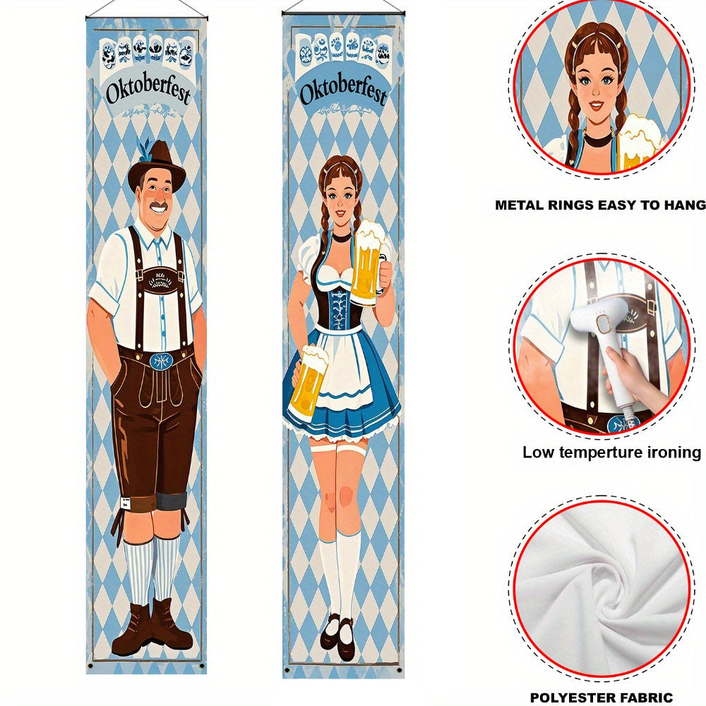 Oktoberfest Banner Set Polyester – WiesnWillkommen Oktoberfest 2026
