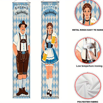 Oktoberfest Banner Set Polyester – WiesnWillkommen Oktoberfest 2026