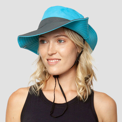 Atmungsaktiver UV-Schutz Damen Sonnenhut Faltbar mit Pferdeschwanzöffnung – Liane (Buy 1, Get 1 GRATIS)