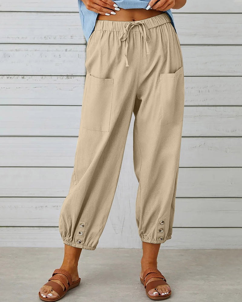 Hoch Taillierte Damenhose – Olivia Herbstedition