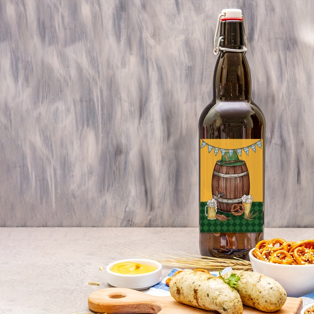 Oktoberfest Flaschenetiketten 3 Sets (je 24 Stück) – BierLabelSet Oktoberfest 2026